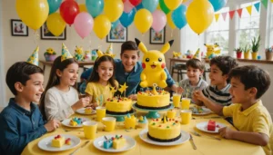 deco anniversaire pikachu